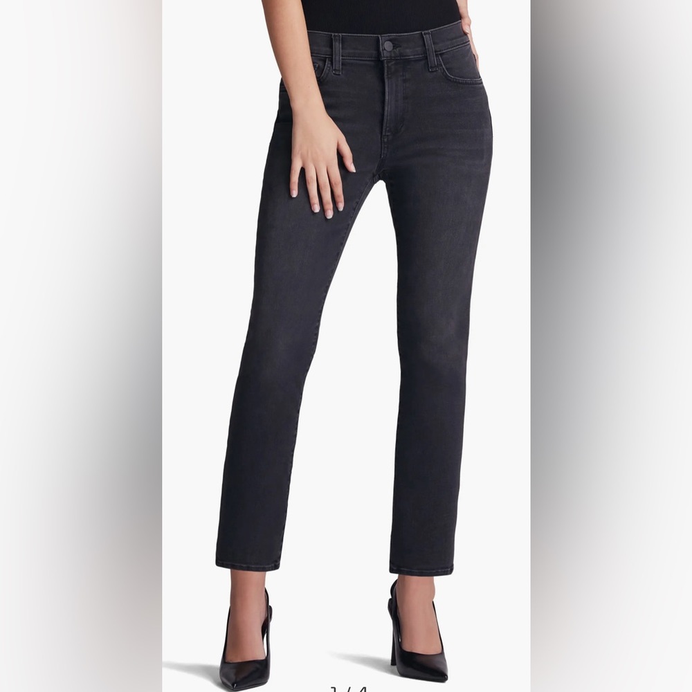 Joes The Lara Mid Rise Ankle Cigarette Black Jeans Size 24 NWT